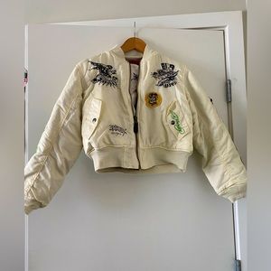 Ed hardy bomber jacket sz XS